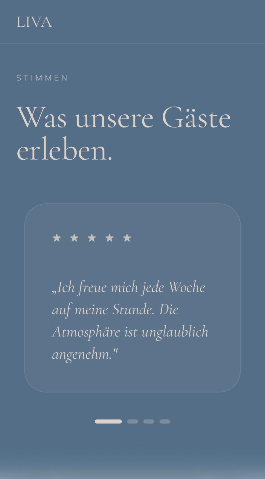 LIVA Testimonials Mobile